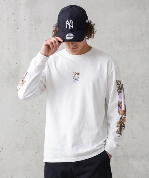 HUF×REALTREE サーマル HUF（ハフ） tシャツ 「C-HUF2」「HUF×REALTREE/ハフ×リアルツリー