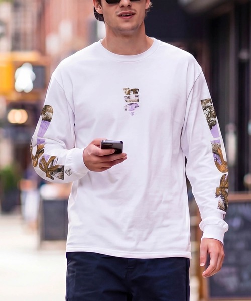 HUF（ハフ） tシャツ 「C-HUF2」「HUF×REALTREE/ハフ×リアルツリー