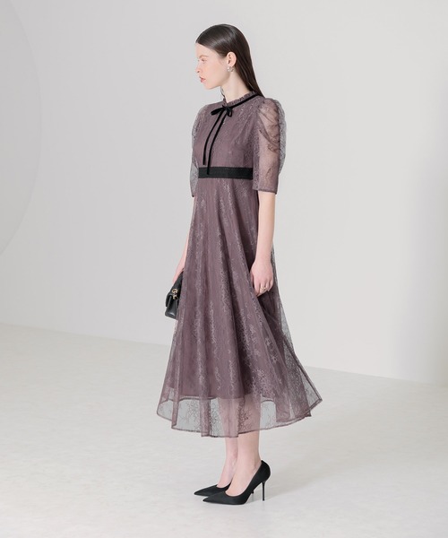 「Leja」 半袖ワンピース MEDIUM ダークインディゴブルー レディースの画像