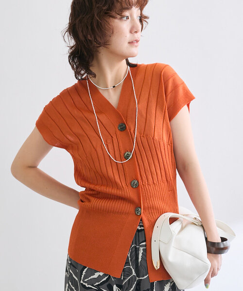 リヴドロワ　カーディガン RIVE DROITE（リヴドロワ） カーディガン 「オンオフ使える」2WAY