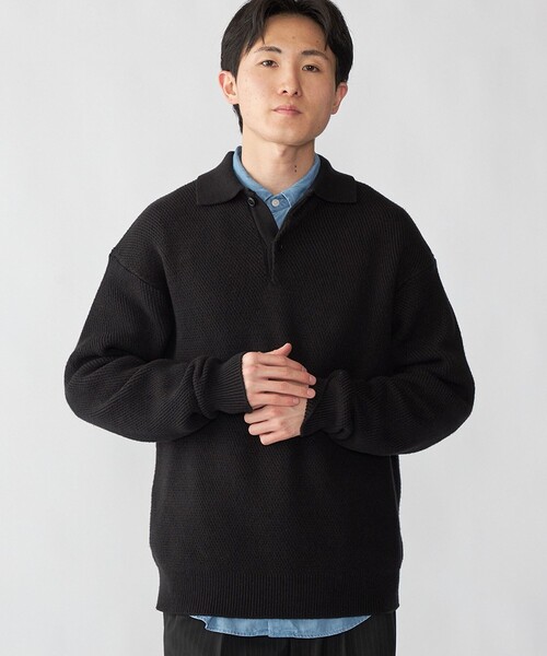 A.P.C. 25SS コレクション ERIC ニットポロ Y's × New Era EAR FLAP POM-PON KNIT(FREE SIZE Off White): Y's｜THE トップス