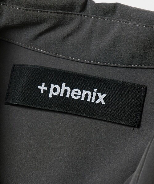 「+phenix」 半袖シャツ MEDIUM ブラック メンズ_画像5
