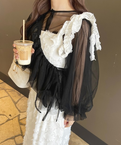 「apres jour」 キャミソールワンピース X-LARGE オフホワイト レディース_画像7