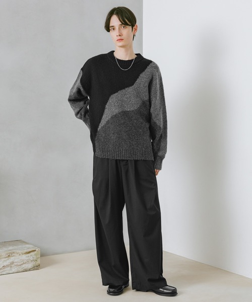 RAGEBLUE（レイジブルー） スラックス ARCH TUCK 3D Curve Buggy