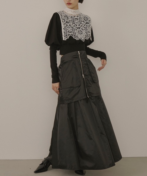 「VIOLETTA」 長袖ニット FREE ライトグリーン レディース_画像2