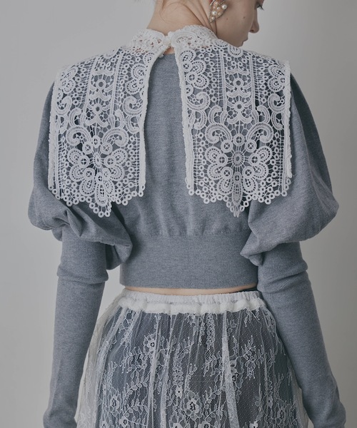 「VIOLETTA」 長袖ニット FREE ライトグリーン レディース_画像7