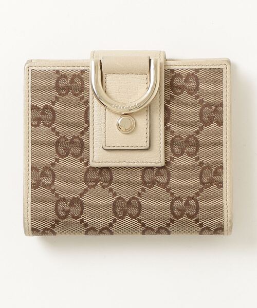 GUCCI GG グッチ　二つ折り財布　ベージュ GUCCI GG グッチ 二つ折り財布 ベージュ Amazon | GUCCI [グッチ