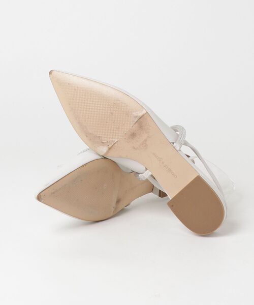 「CHARLES & KEITH」 フラットサンダル 25cm ホワイト レディース_画像3