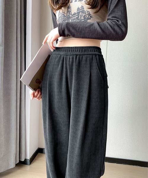 miniministore（ミニミニストア） スラックス パンツ 裏起毛