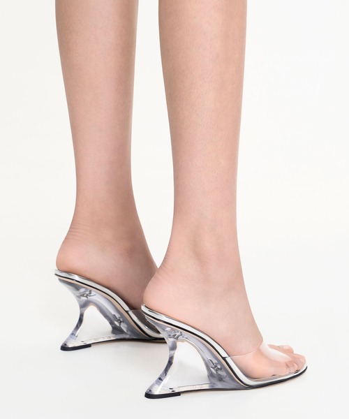 「CHARLES & KEITH」 ミュール 22.5cm ブラック系その他6 レディース_画像8