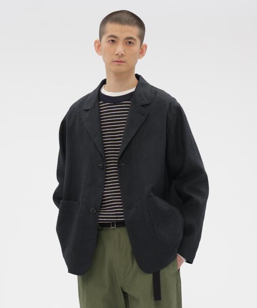 MARGARET HOWELL MHL. リネンジャケット Mサイズ MHL.（エムエイチエル） ジャケット テーラードジャケット FADED WOOL