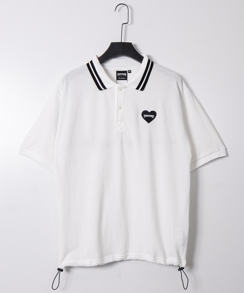 THRASHER（スラッシャー） ポロシャツ 半袖 「at」「THRASHER