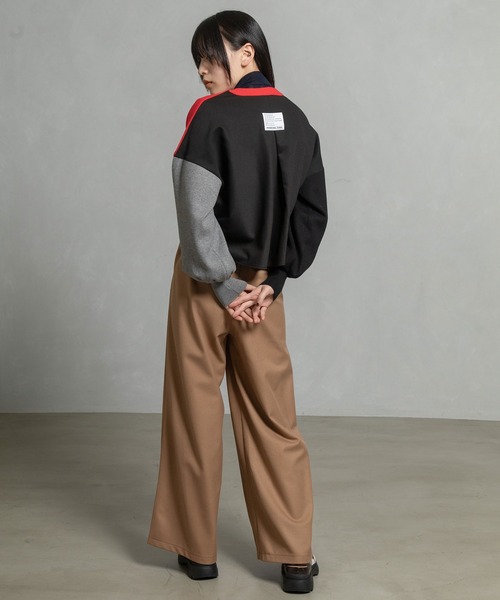 「MARECHAL TERRE」 イージーパンツ SMALL ブラウン レディース_画像9