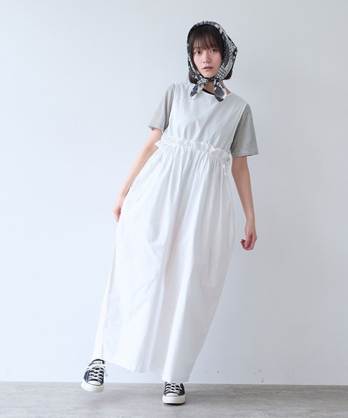 オールインワン オックス 製品染め tsunagi レディースの画像