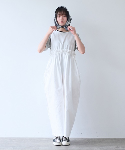 オールインワン オックス 製品染め tsunagi レディースの画像