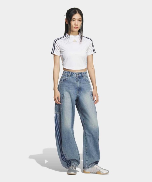 adidas デニムパンツ インディゴブルー サイズ28 adidas（アディダス） ジーンズ デニム デニムパンツ デニムパンツ