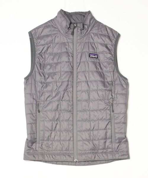 patagonia（パタゴニア） キルティングベスト S グレー メンズ