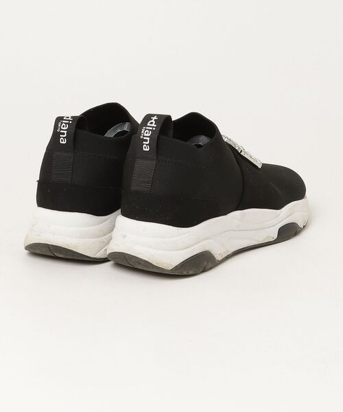 +diana ブラック スニーカー diana（プラスダイアナ） ローカットスニーカー 24.0cm ブラック