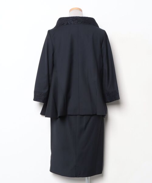 「DRESS LAB」 スカートスーツ S ネイビー レディース_画像2