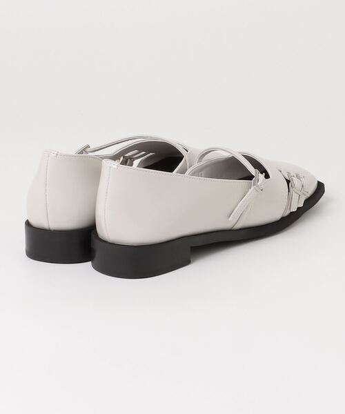 「SY UNITED ARROWS」 フラットサンダル 24.5cm オフホワイト レディース_画像2