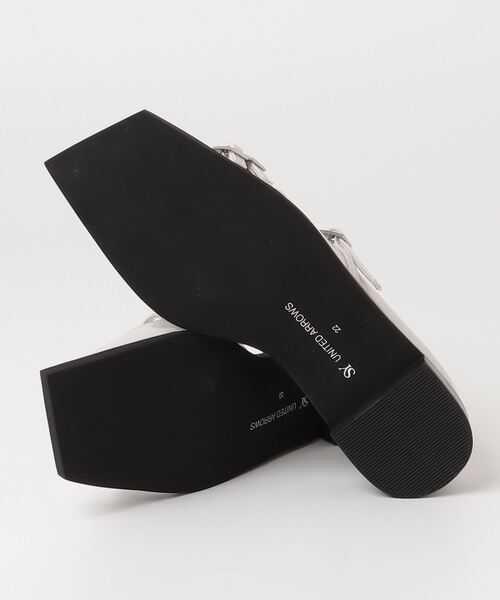 「SY UNITED ARROWS」 フラットサンダル 24.5cm オフホワイト レディース_画像3