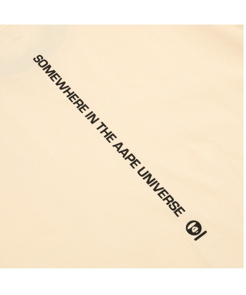 「AAPE BY A BATHING APE」 半袖Tシャツ LARGE ブラック メンズ_画像7