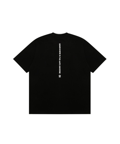 「AAPE BY A BATHING APE」 半袖Tシャツ LARGE ブラック メンズ_画像8