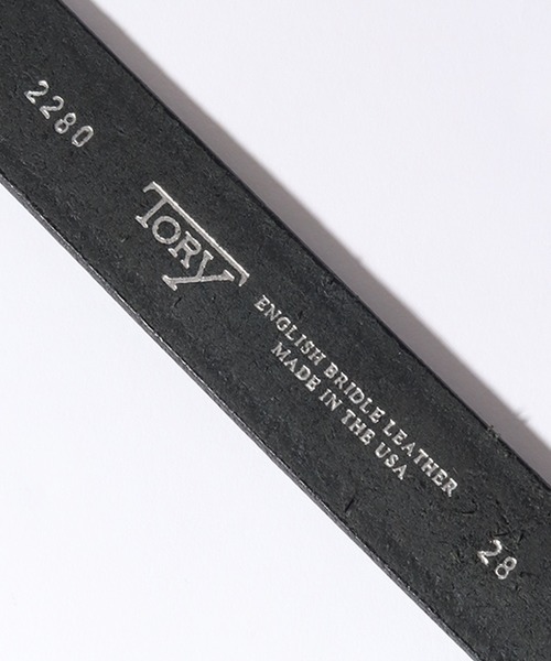 「TORY LEATHER」 ベルト 32 ブラック メンズ_画像6