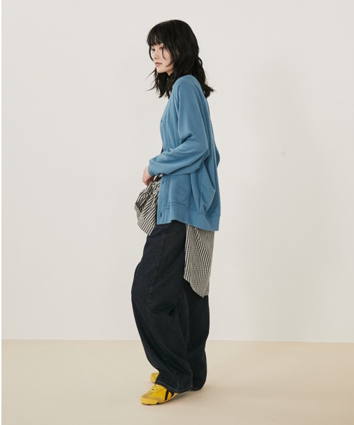 「MERLOT」 カーディガン MEDIUM ブルー レディース_画像7