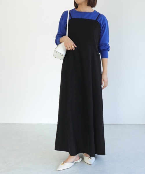 「Pierrot」 キャミソールワンピース M ブラック レディース_画像8