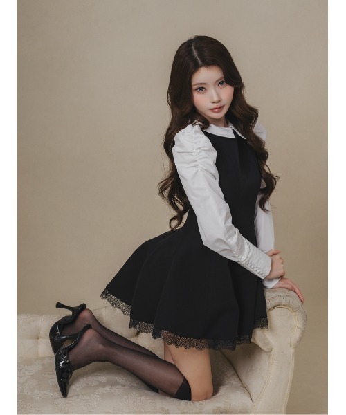 AmeliaMoi（アメリアモワ） ワンピース ボリュームスリーブレイヤード
