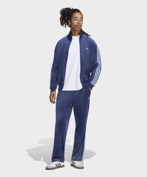 ファイヤーバード ベロア トラックトップ ネイビー adidas（アディダス） ジャージ ファイヤーバード ベロア トラック