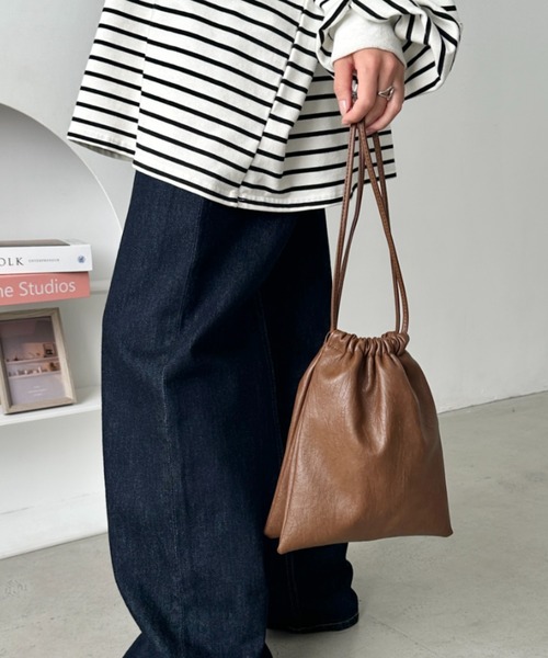 CLEA ショルダーバッグ バッグ 2WAY 巾着 ミニショルダー レディース