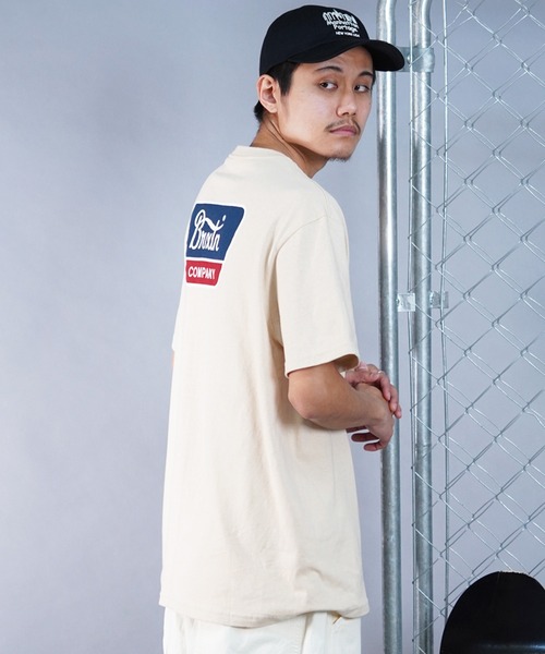 ★ブリクストン BRIXTON Rowdy Tailored  Tシャツ 関税込★ BRIXTON シャツ 半袖 ブリクストン メンズ 茶色 CHARTER