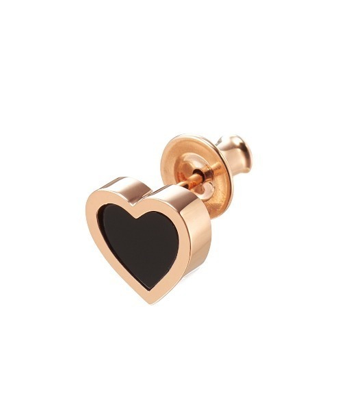JUSTIN DAVIS ピアス BLACK HEART” Earring レディース メンズ