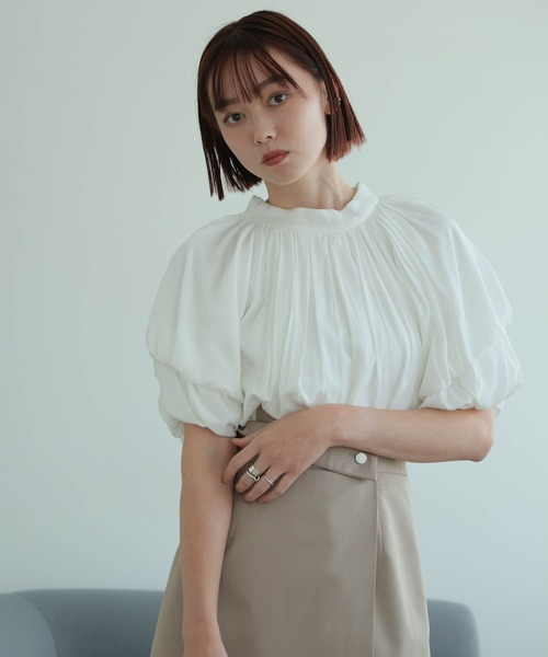 LADYMADE ブラウス シャツ ダブルバルーンスリーブブラウス