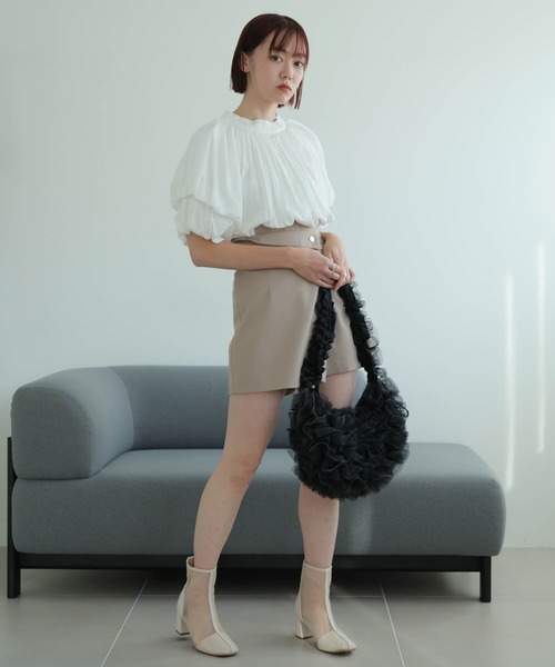 LADY MADE - バルーンスリーブブラウス(ピンク) LADY MADE(レディメイド) バルーンスリーブブラウス(ピンク) LADY MADE(レディメイド