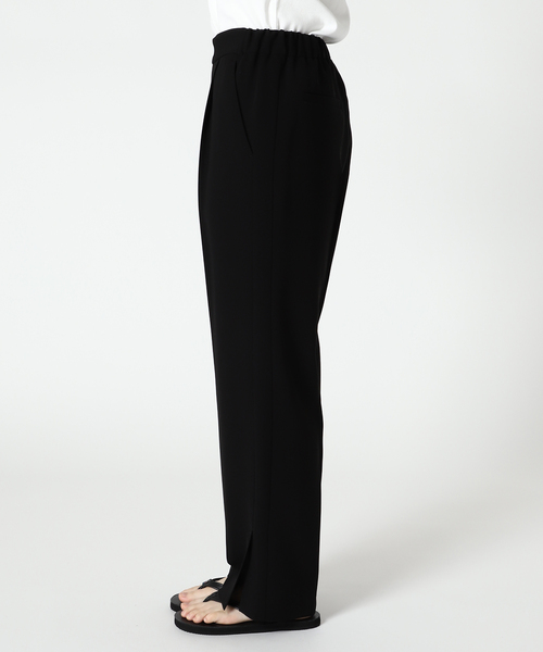 パンツ スラックス トリアセテートWクロススリットパンツ 