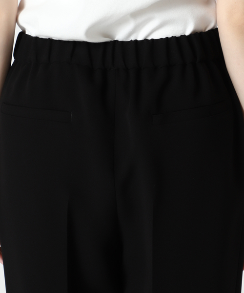 パンツ スラックス トリアセテートWクロススリットパンツ 