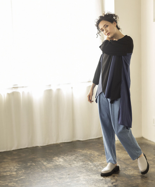 OSMOSIS ジーンズ デニム デニムパンツ デニムルーズテーパード