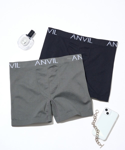 anvil（アンビル） ボクサーパンツ 「ANVIL」2Pナイロン成形ボクサー