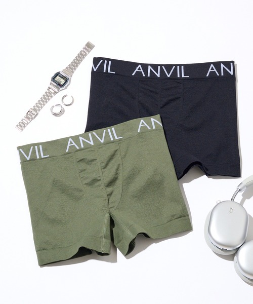anvil（アンビル） ボクサーパンツ 「ANVIL」2Pナイロン成形ボクサー