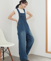 ElegChic サロペット オーバーオール クロスサスペンダー