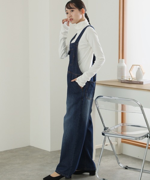 ElegChic サロペット オーバーオール クロスサスペンダー