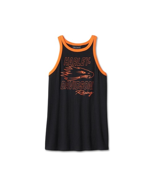 タンクトップ ノースリーブ Screamin' Eagle（R）リブタンク レディース Harley Davidson タンクトップ ノースリーブ Screamin' Eagle(R