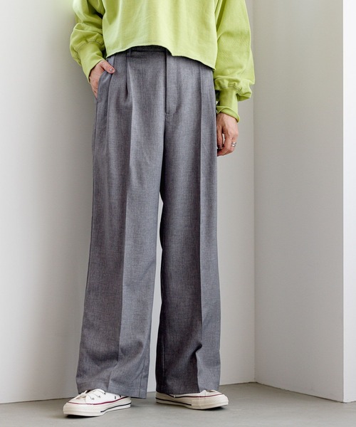 その他 MKU LEPSIM パンツ タックワイドパンツ 184044 レディース
