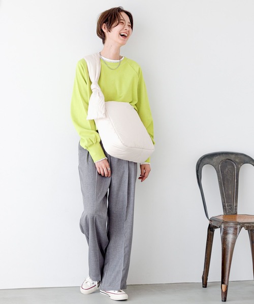 LEPSIM パンツ タックワイドパンツ 184044 レディース