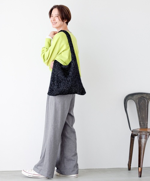 LEPSIM パンツ タックワイドパンツ 184044 レディース