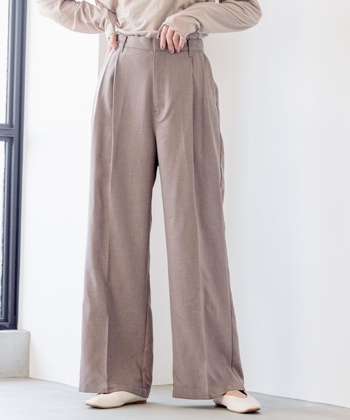 その他 MKU LEPSIM パンツ タックワイドパンツ 184044 レディース