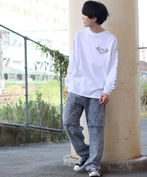 PEOPLESTYLE デニムパンツ　ジーンズ jeans denim wide DENIM JEANS – peoplesense